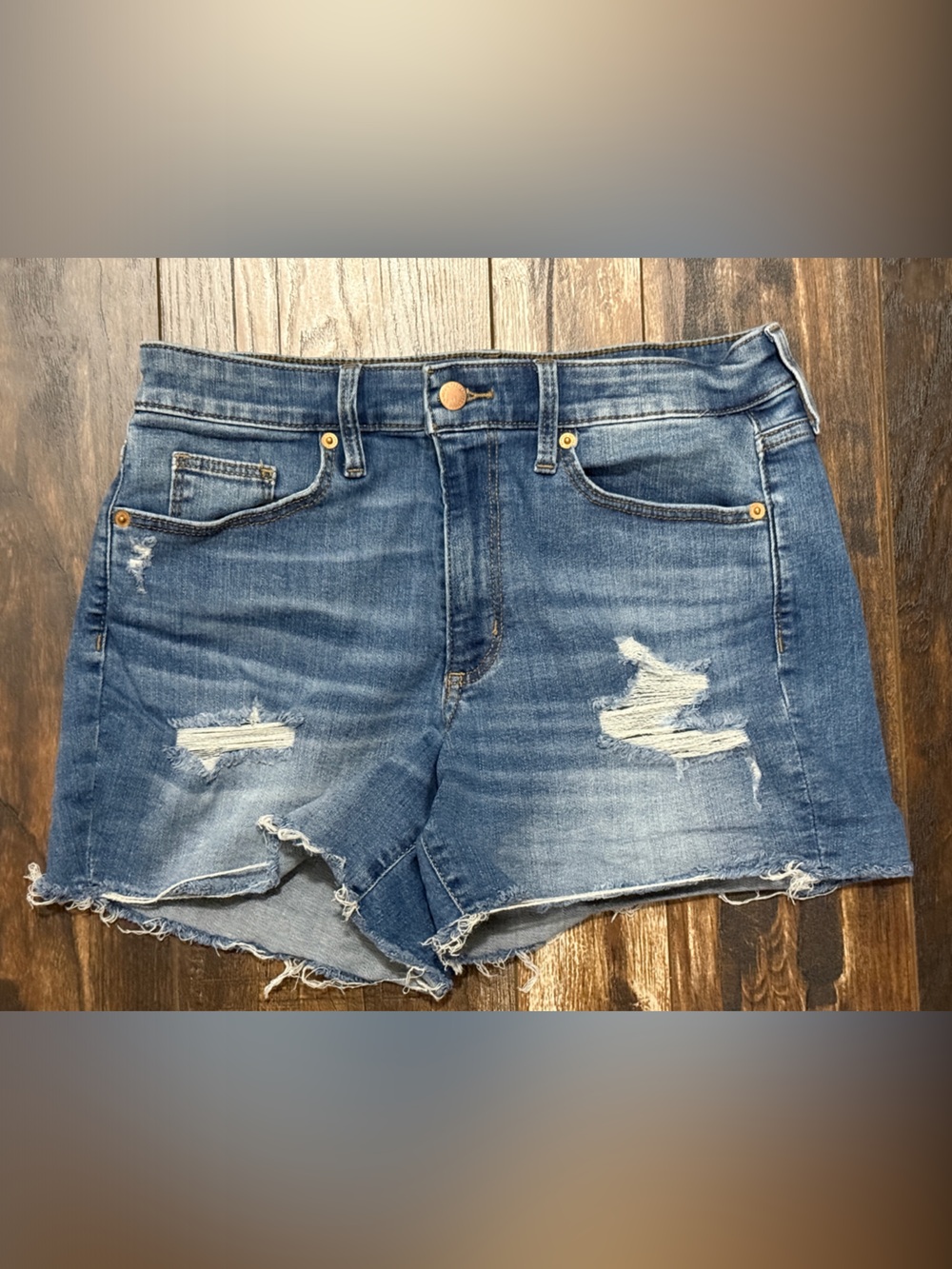 Universal Thread Distressed Blue Denim Cutoff Shorts